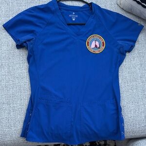Royal Blue Medcouture Scrub Top
